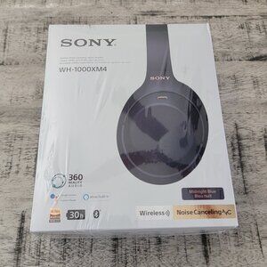 Sony WH1000XM4 Wireless Headphones - Midnight Blue